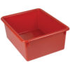 Stowaway 5" Letter Box no Lid, Red, Pack of 3