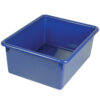 Stowaway 5" Letter Box no Lid, Blue, Pack of 3