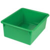 Stowaway 5" Letter Box no Lid, Green, Pack of 3