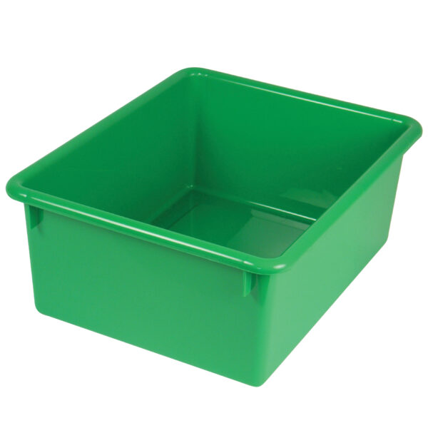 Stowaway 5" Letter Box no Lid, Green, Pack of 3