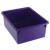 Stowaway 5" Letter Box no Lid, Purple, Pack of 3