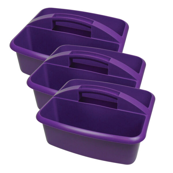 Large Utility Caddy, Purple, Pack of 3