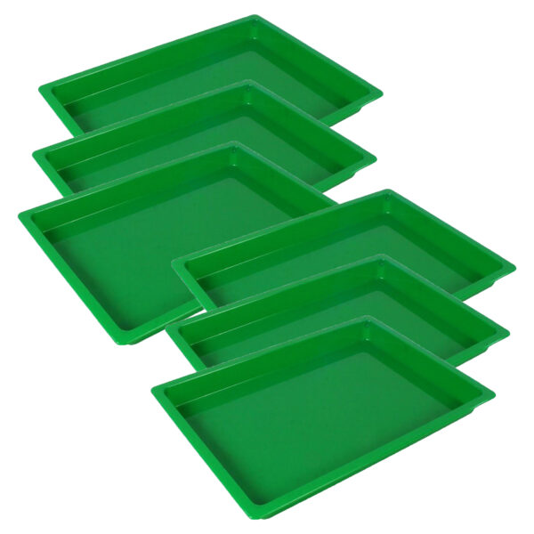 Medium Creativitray, Green, Pack of 6