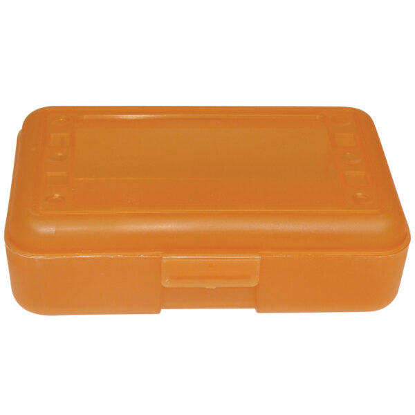 Pencil Box, Tangerine, Pack of 12