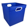 Cube Bin, Blue, Pack of 3