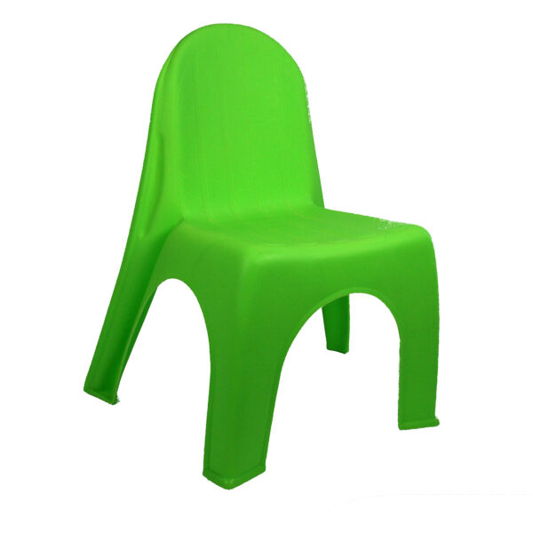 Kid's Stacking Chairs, Brite Green, Pack of 12