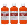 Acrylic Paint 16 oz, Chrome Orange, Pack of 3