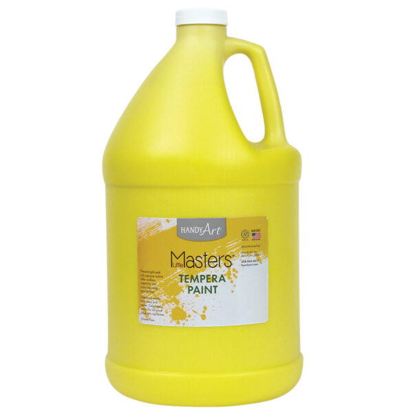 Little Masters Tempera Paint, Yellow, Gallon