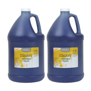 Little Masters Tempera Paint, Violet, Gallon, Pack of 2