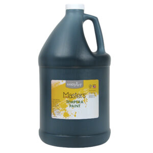 Little Masters Tempera Paint, Black, Gallon