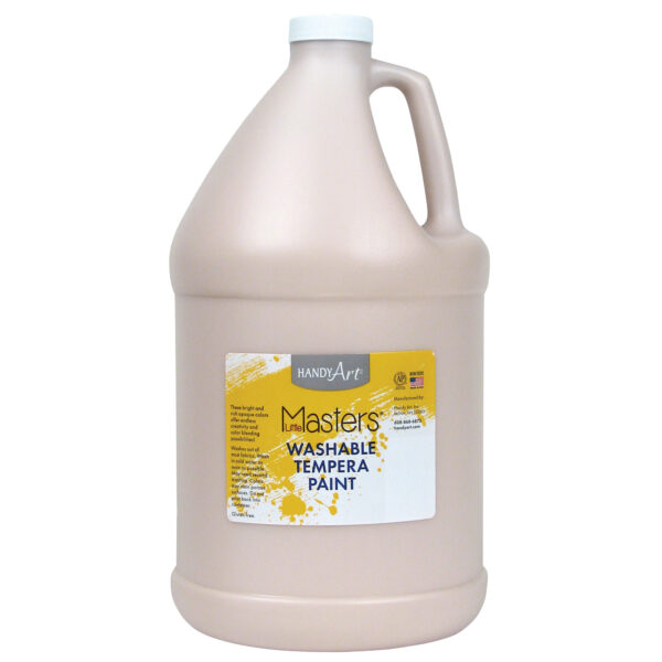 Little Masters Washable Tempera Paint, Peach, Gallon