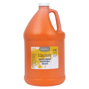 Little Masters Washable Tempera Paint, Orange, Gallon