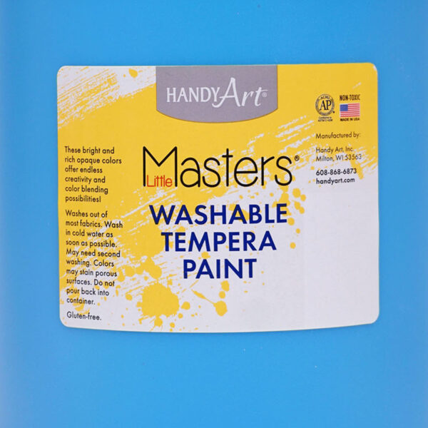 Little Masters Washable Tempera Paint, Light Blue, Gallon