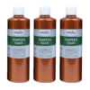 Metallic Tempera Paint, 16 oz., Copper, Pack of 3