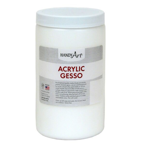 Acrylic Gesso, 32 oz., Pack of 2