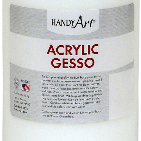 Acrylic Gesso, 32 oz.