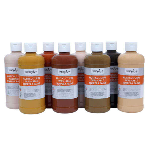 Washable Tempera 8-Pint Multicultural Set