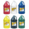 Little Masters Washable Tempera Paint, 128 oz. Bottles, 6 Colors