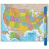 Blue Ocean Series USA Laminated Wall Map, 38" x 48"