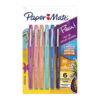 Flair Felt Tip Pens, Medium Point (0.7mm), Tropical Colors, 6 Per Pack, 3 Packs