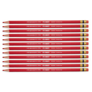 Col-Erase Colored Pencil, Carmine Red, Box of 12