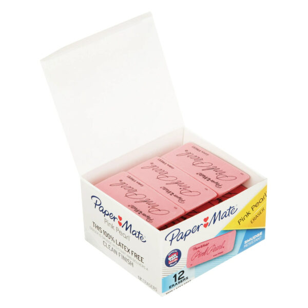 Pink Pearl Eraser, Large, 12 Per Pack, 3 Packs