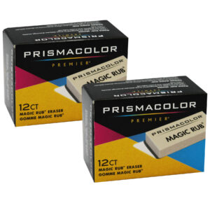 Premier Magic Rub Eraser, 12 Per Pack, 2 Packs