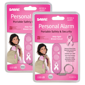 Personal Alarm - Pink (Supports NBCF), Pack of 2