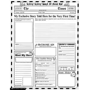 Instant Personal Poster Sets: Extra, Extra, Read All About Me!, Set of 30