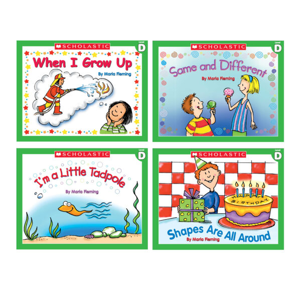 Little Leveled Readers Book: Level D Box Set, 5 Copies of 15 Titles