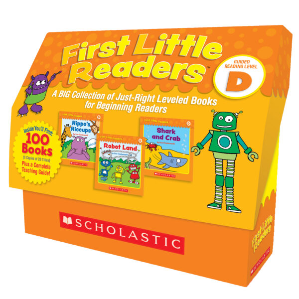 First Little Readers Book Box Set, Level D, 5 Copies of 20 Titles