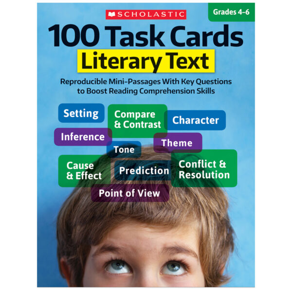 100 Task Cards: Literary Text Book, Grade 4-6, Pack of 2