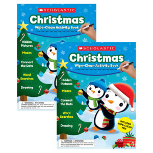 Christmas Wipe-Clean Activity Book, Pack of 2