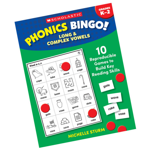 Phonics Bingo: Long & Complex Vowels Activity Book