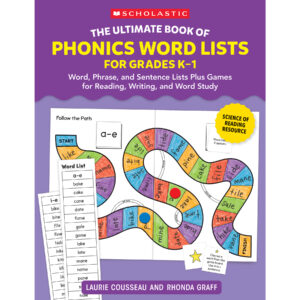 The Ultimate Book of Phonics Word Lists: Grades K-1