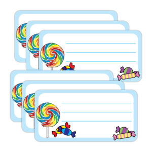 Candy Nametags, 36 Per Pack, 6 Packs