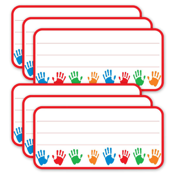 Hands Nametags, 36 Per Pack, 6 Packs