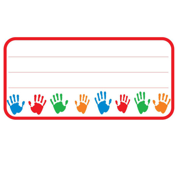 Hands Nametags, 36 Per Pack, 6 Packs