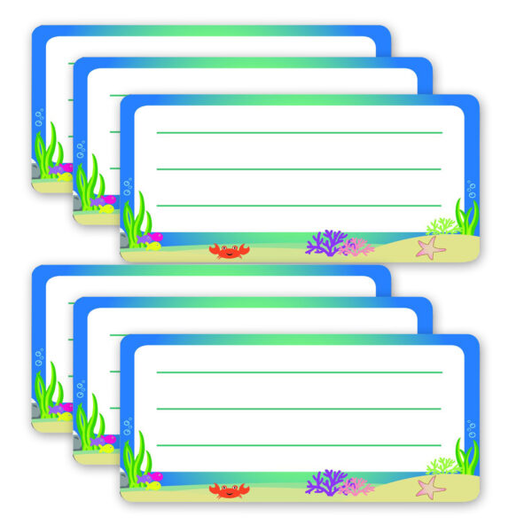 Under the Sea Nametags, 36 Per Pack, 6 Packs