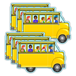 Notepad, Bus with Kids, Large, 50 Sheets, Pack of 6