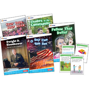 iCivics Grade 2: Leadership & Responsibility 5-Book Set + Game Cards