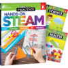 180 Days STEAM, Science, & Math Grade K: 3-Book Set