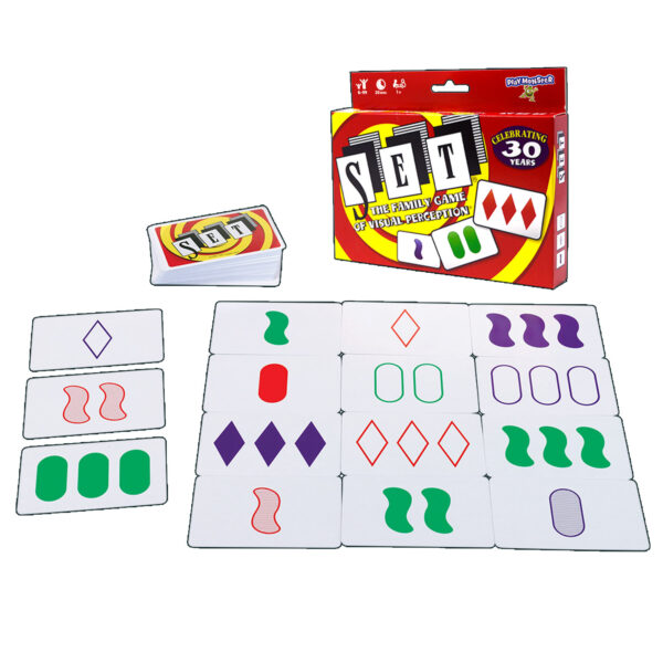 SET The Family Game of Visual Perception, Pack of 2