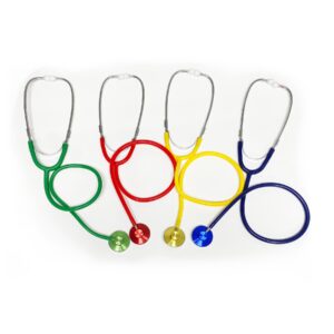 Stethoscopes, Assorted Colors, Pack of 4