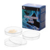 Plastic Petri Dish with Agar, 3 Per Set, 3 Sets