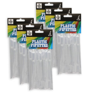 Plastic Pipettes, 12 Per Pack, 6 Packs