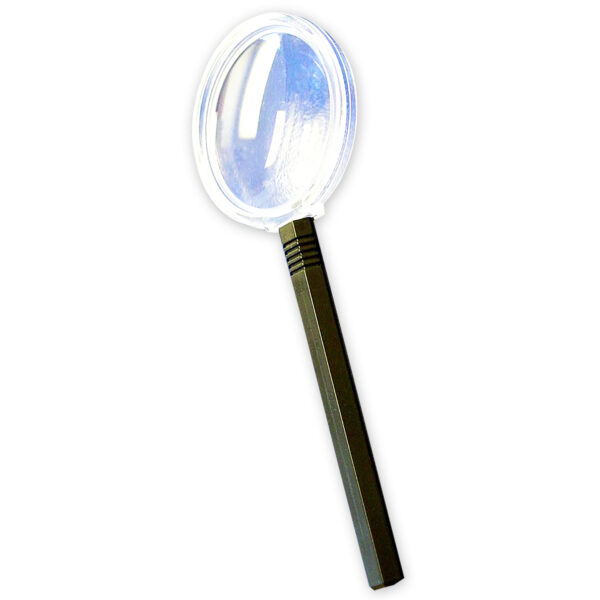 3X Magnifier, Plastic, 6", Pack of 12