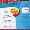 Erasable SuperTab File Folder Labels, White, 160 labels Per Pack, 2 Packs