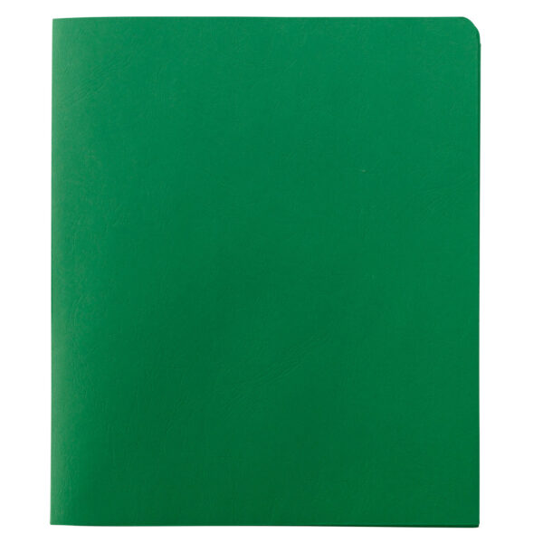 Two-Pocket Heavyweight Folder, Up to 100 Sheets, Letter Size, Green, Pack of 25