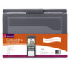 Cascading Wall Organizer, 6 Pockets, Letter, Gray-Neutral